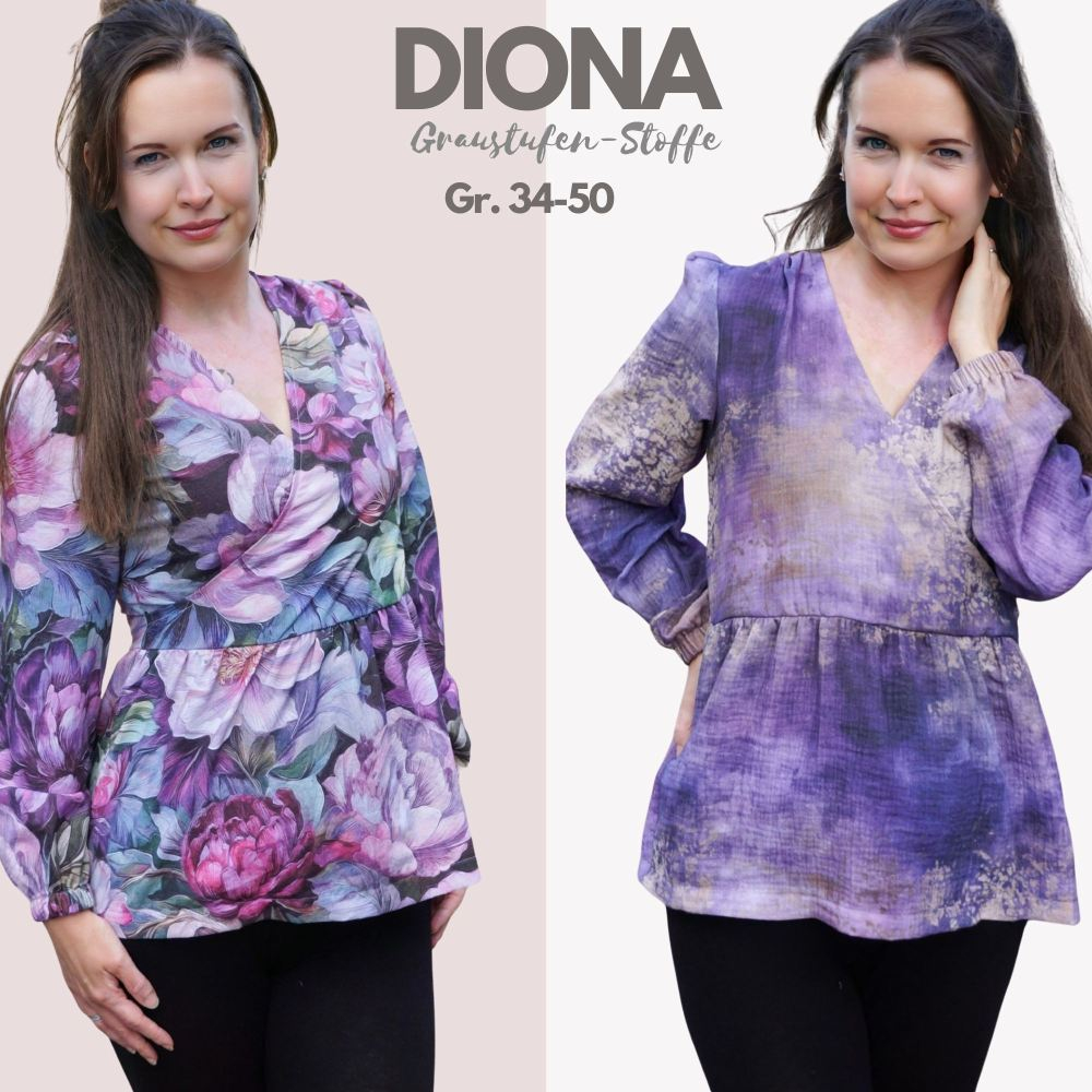 Schnittmuster Bluse  „Diona"  als Ebook